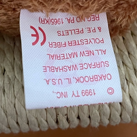 Ty Beanie Babies Fuzz The Bear 1999 Retired Tag Errors - Picture 7 of 8